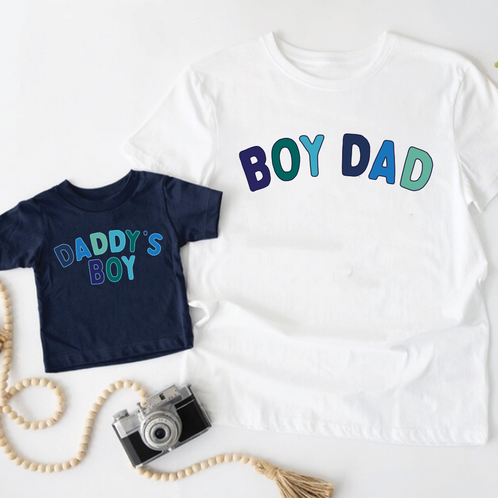 Boy Dad & Daddy's Boy Matching T-shirts
