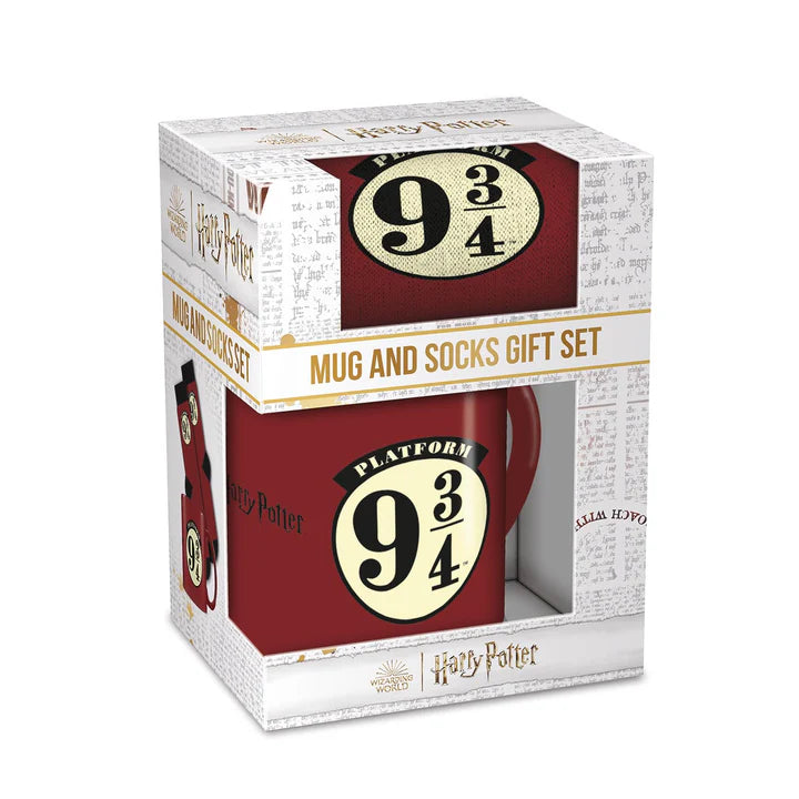 Harry Potter (Platform 9 3/4) Mug & Sock Set