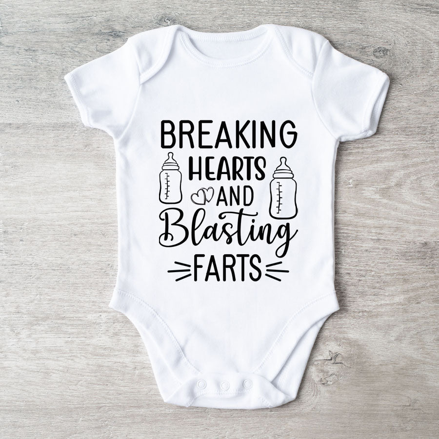 MRK Basics Funny Slogans White Baby Vest