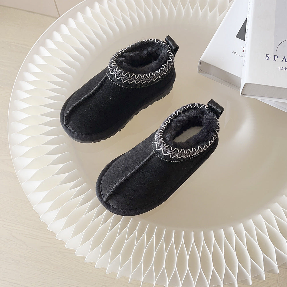 Alaska Fleece Childs Slippers