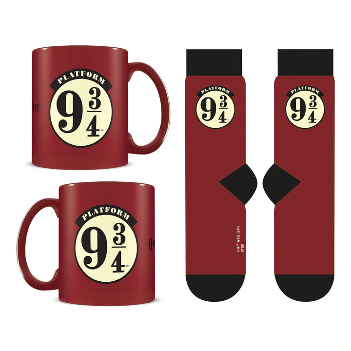 Harry Potter (Platform 9 3/4) Mug & Sock Set