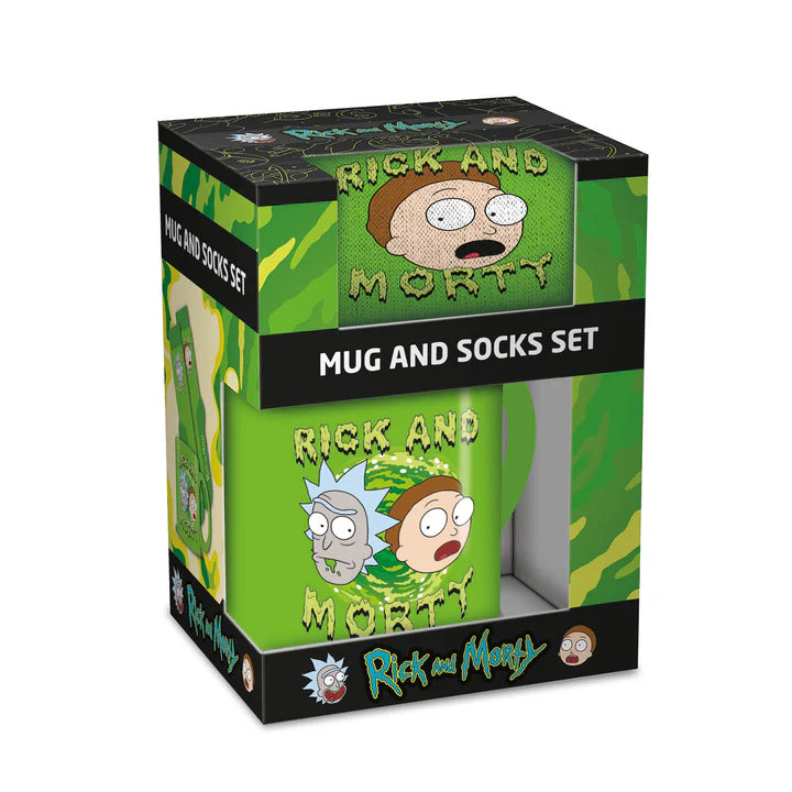 Rick And Morty (Portal) Mug & Sock Set