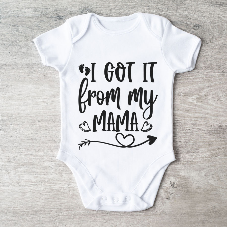 MRK Basics Funny Slogans White Baby Vest