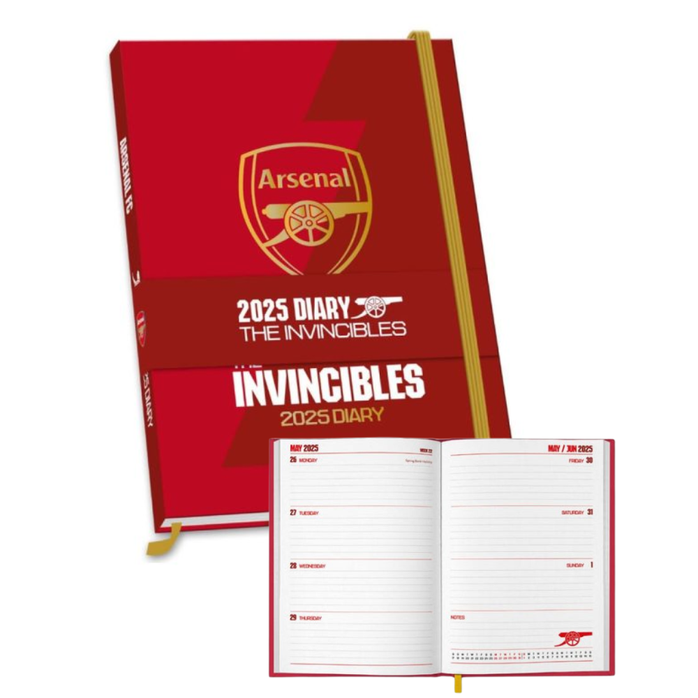 Arsenal Official 2025 A5 Diary