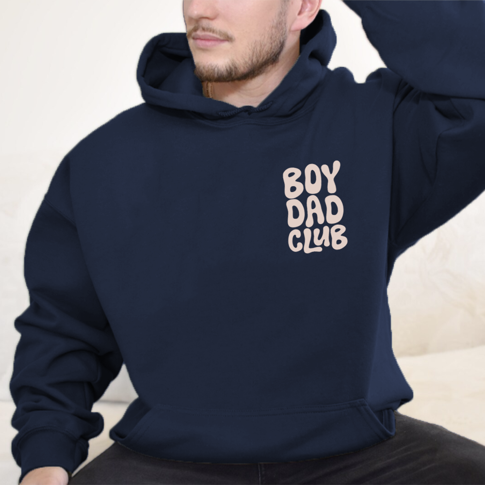 Boy Dad Club Pocket Logo Hoodie