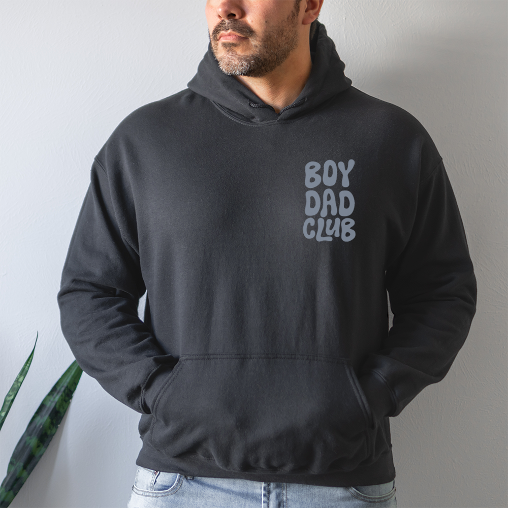 Boy Dad Club Pocket Logo Hoodie