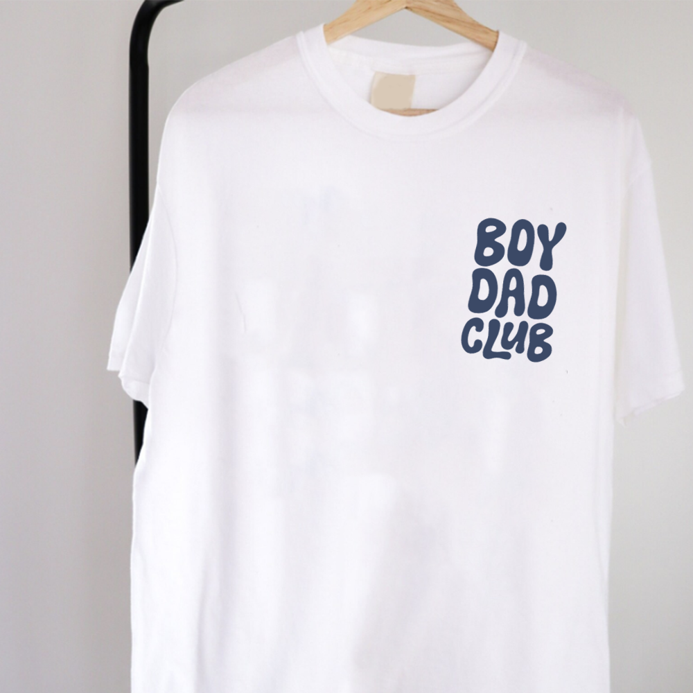 Boy Dad Club Pocket Logo T-Shirt