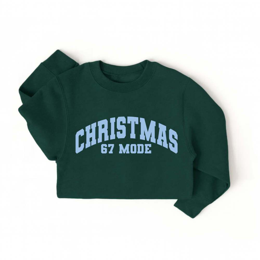 Christmas 67 Mode Graphic Kids Sweatshirt