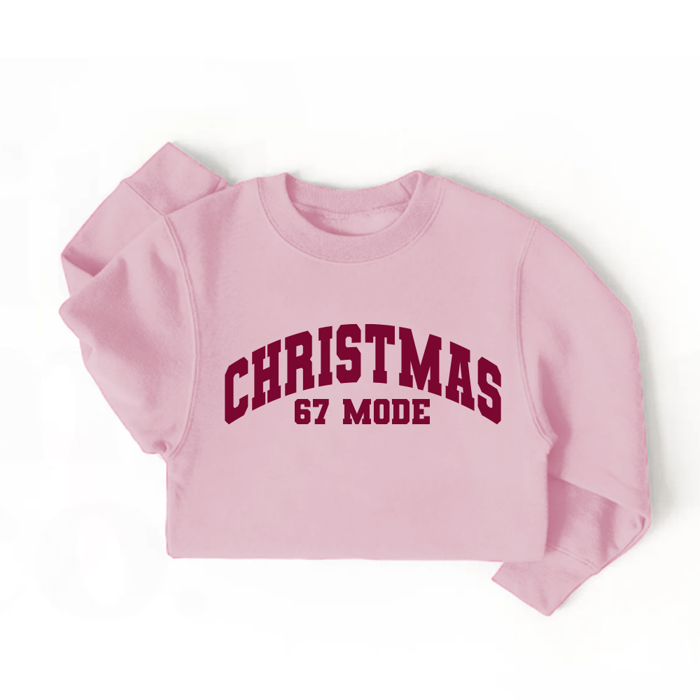 Christmas 67 Mode Graphic Kids Sweatshirt