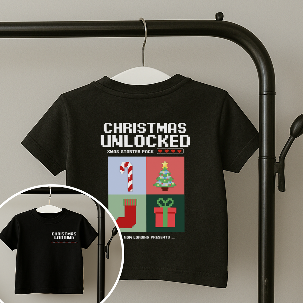 Christmas Unlocked Kids Graphic T-Shirt