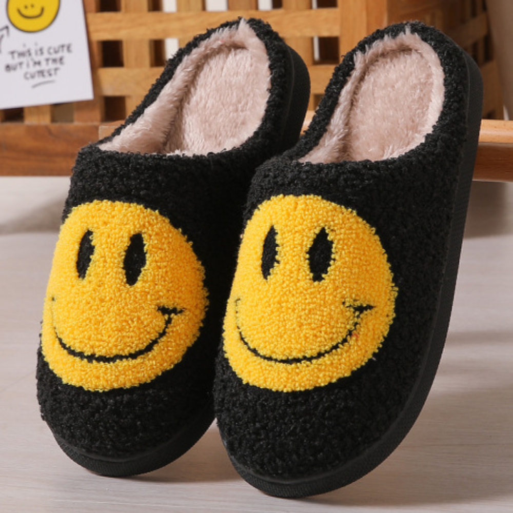 Emoji Fluffy Slippers