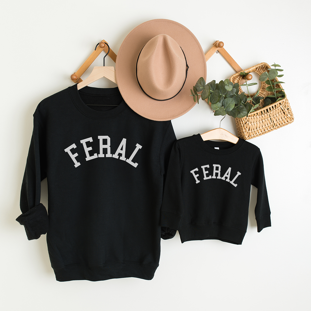 Feral College Matching Mum & Kids Sweatshirts