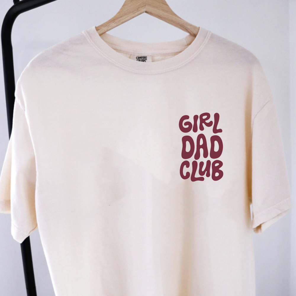 Girl Dad Club Pocket Logo T-Shirt