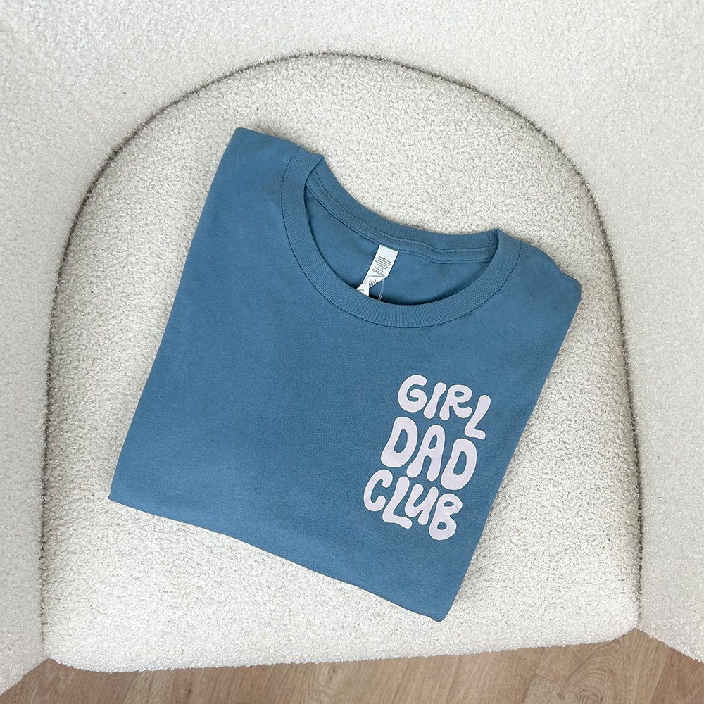 Girl Dad Club Pocket Logo T-Shirt