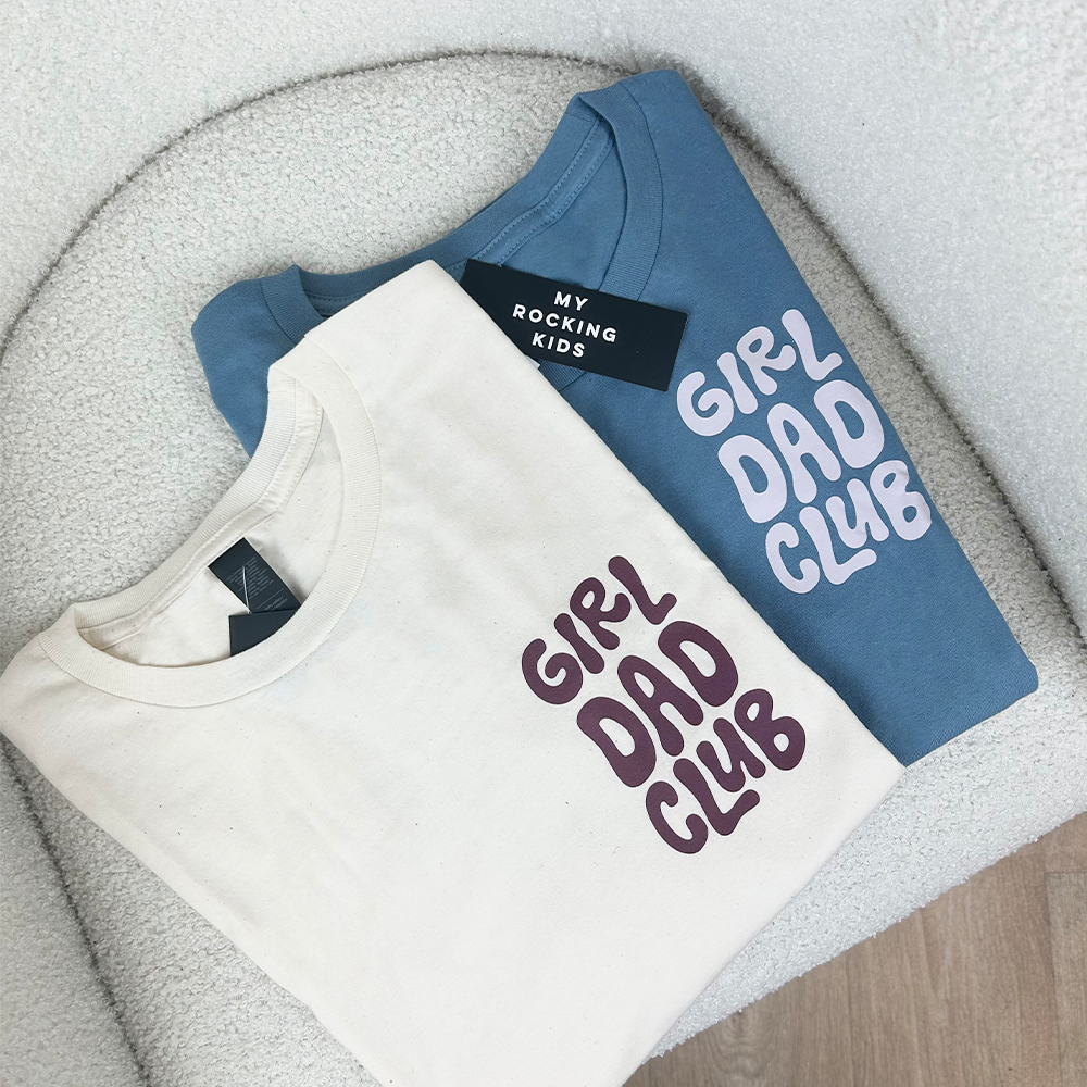 Girl Dad Club Pocket Logo T-Shirt