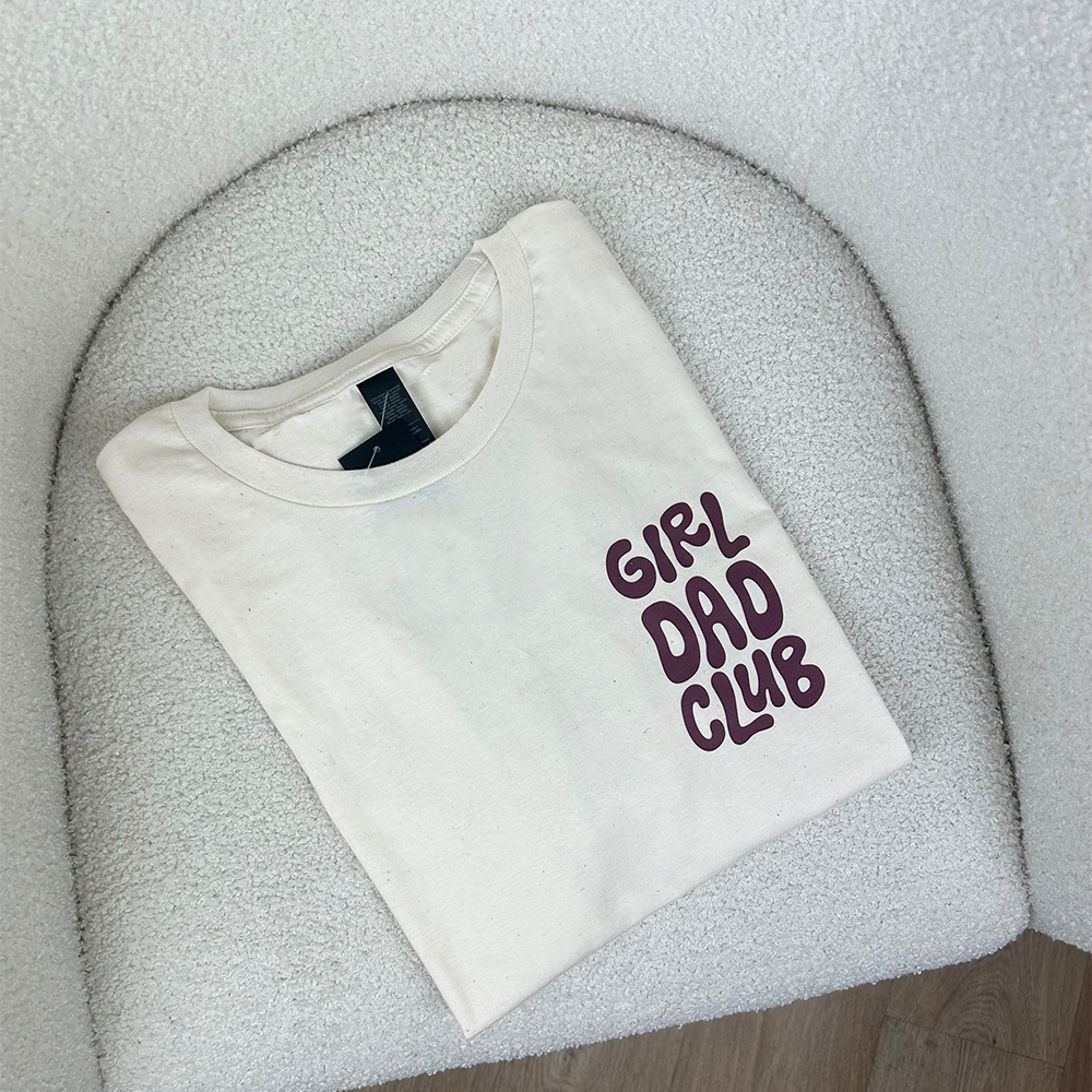 Girl Dad Club Pocket Logo T-Shirt