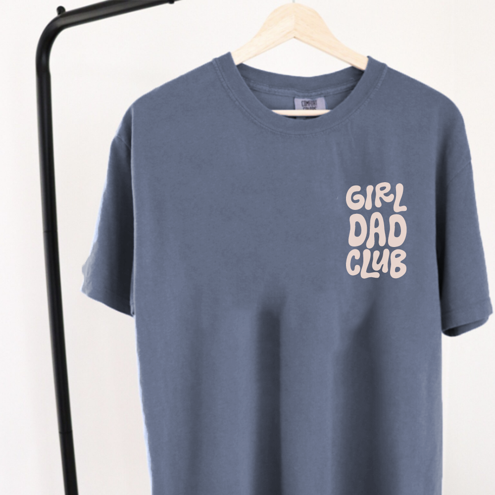 Girl Dad Club Pocket Logo T-Shirt