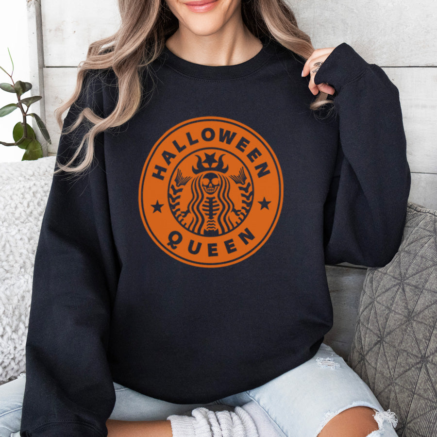 Halloween Queen Womens Sweatshirt