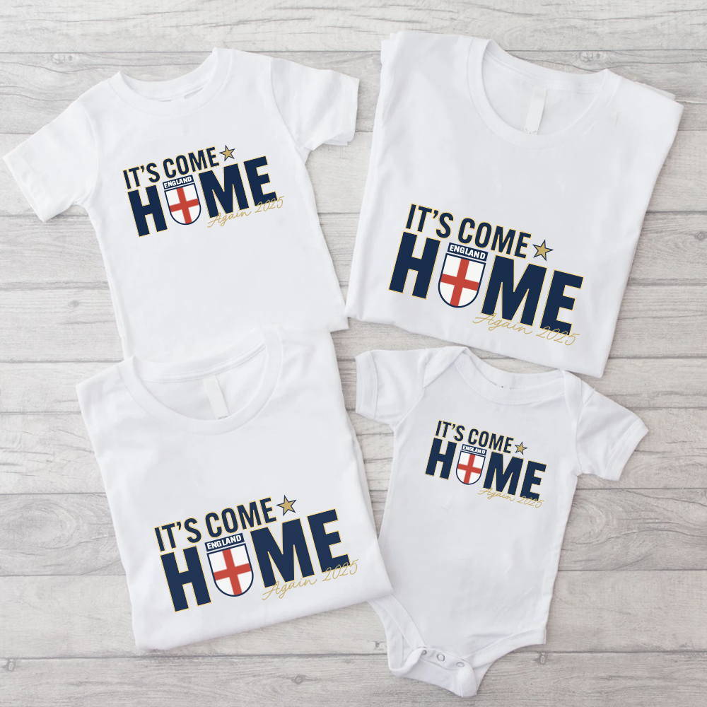 It's Come Home Matching T -Shirt & Baby Vest