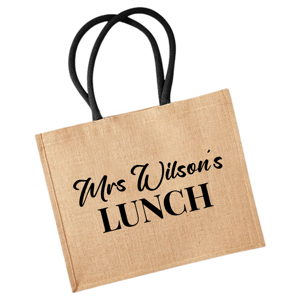 Personalised Teacher Lunch Bag