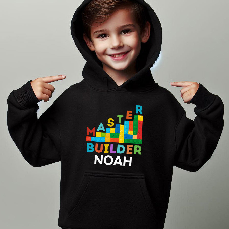 Master Builder Personalised Bricks Hoodie