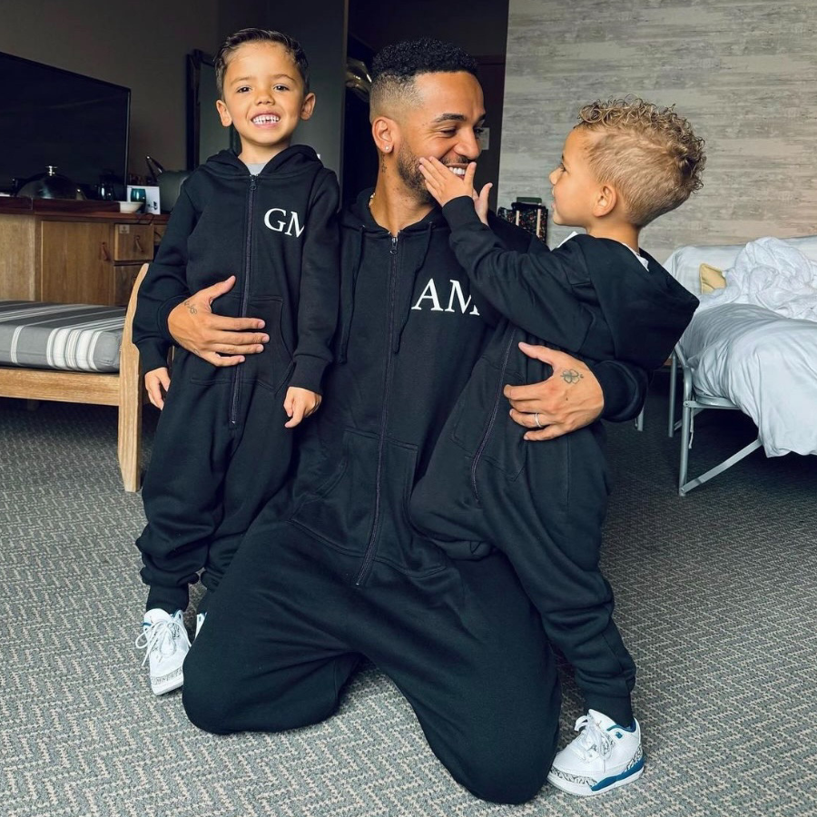 MyStyle Personalised Classic Matching Black Onesies