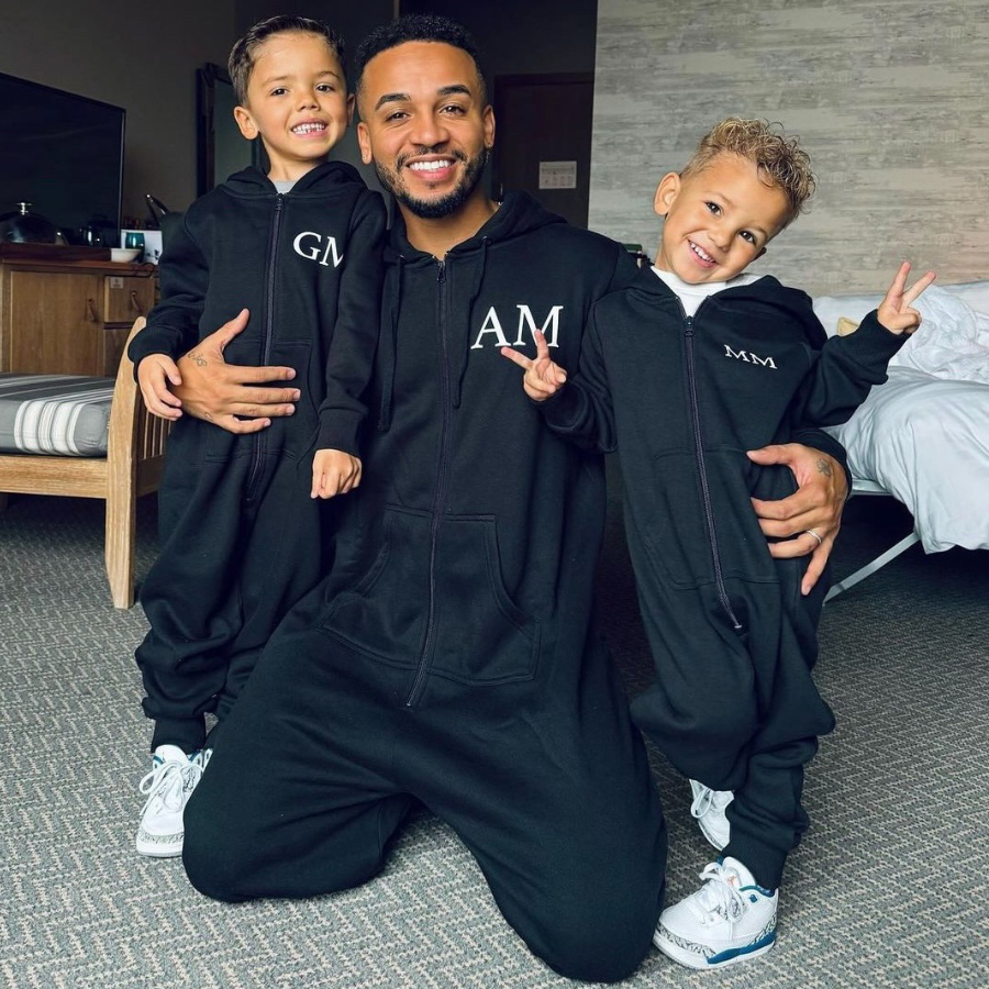 MyStyle Personalised Classic Matching Black Onesies