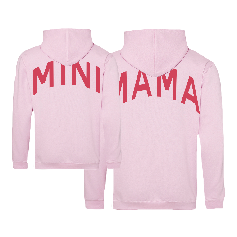 MRK Originals Mama & Mini Oversized Back Slogan Hoodies