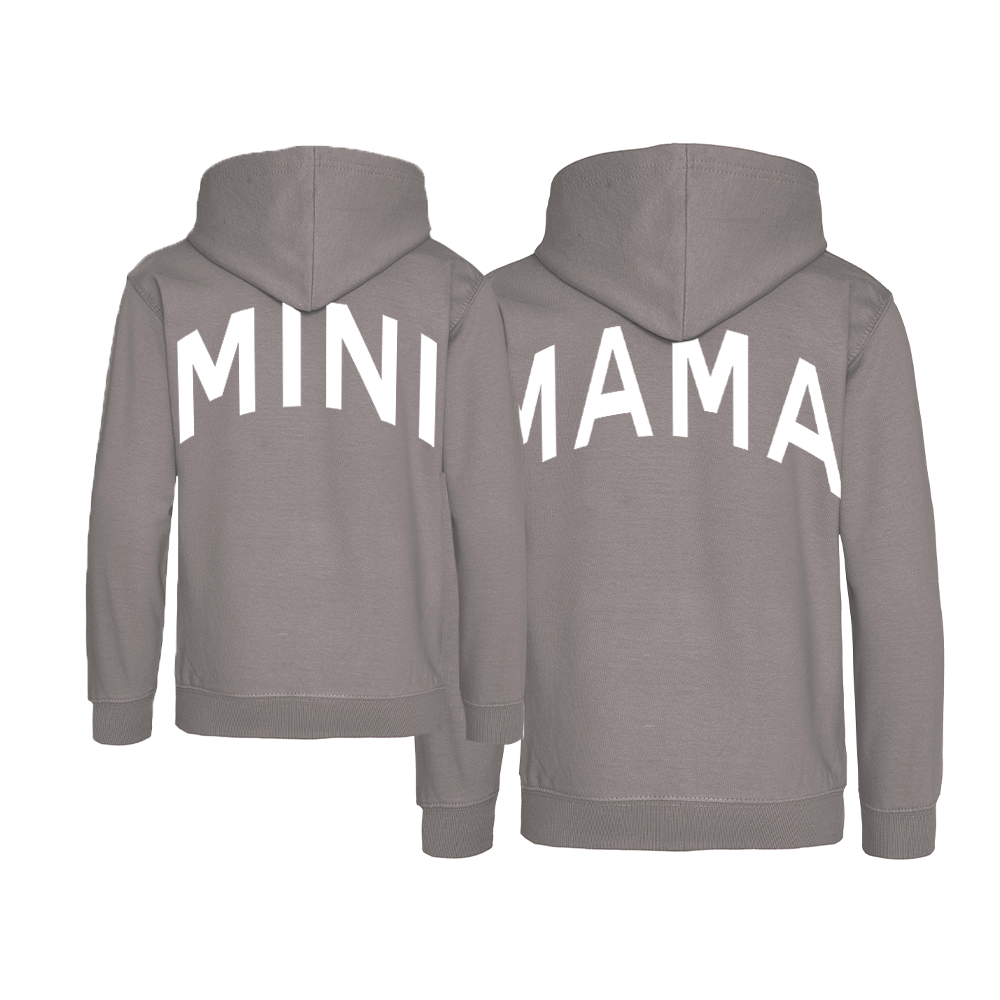 MRK Originals Mama & Mini Oversized Back Slogan Hoodies