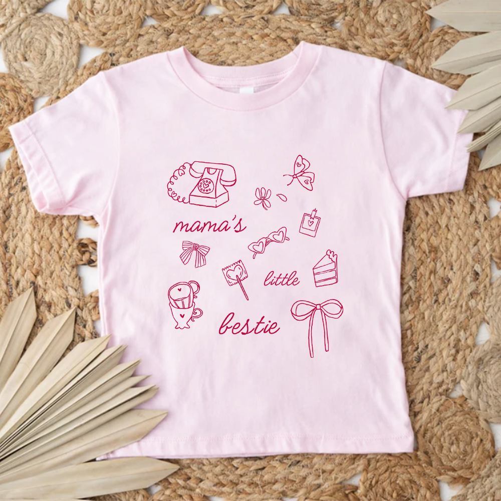 Mama's Little Bestie Coquette T-Shirt