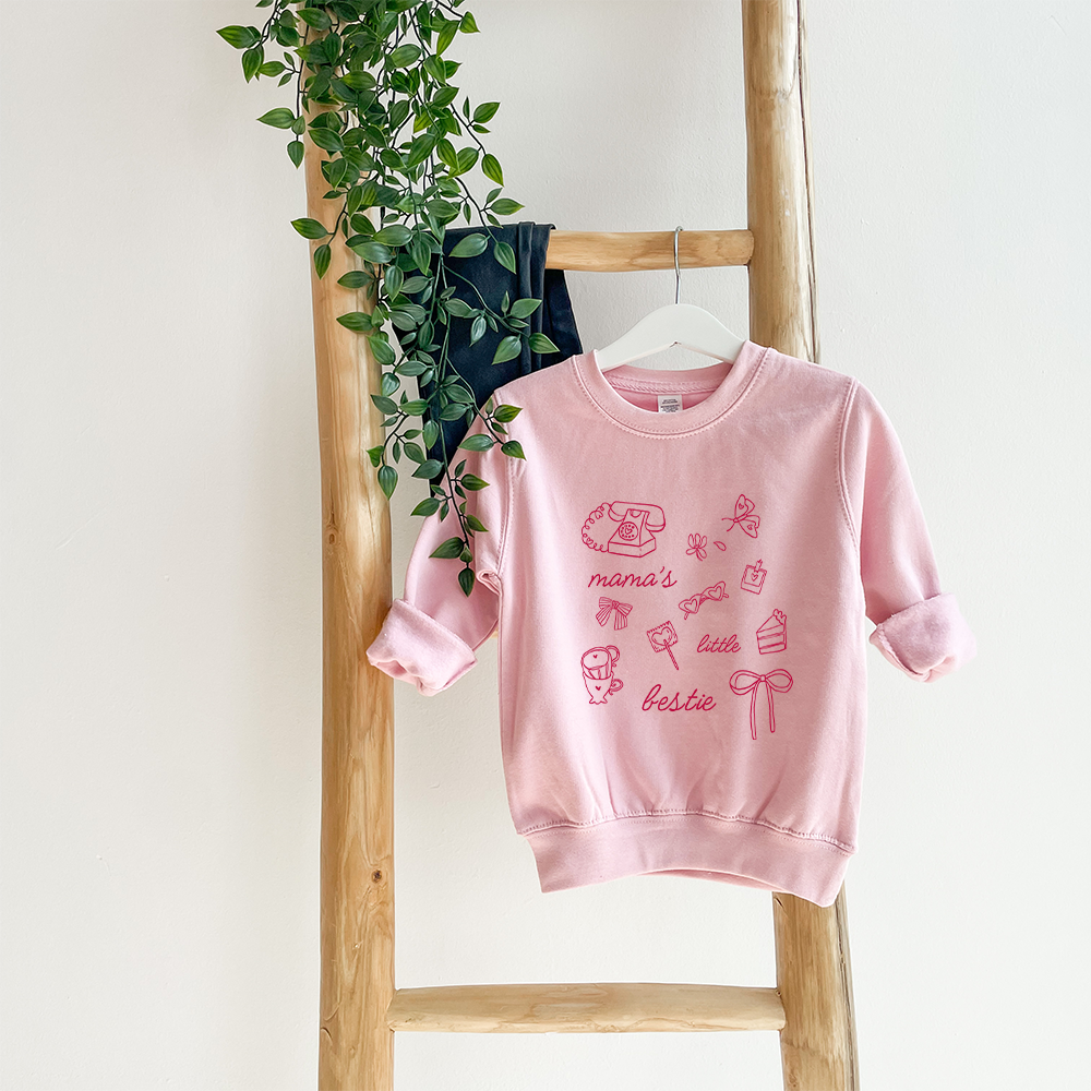 Mama's Little Bestie Coquette Sweatshirt