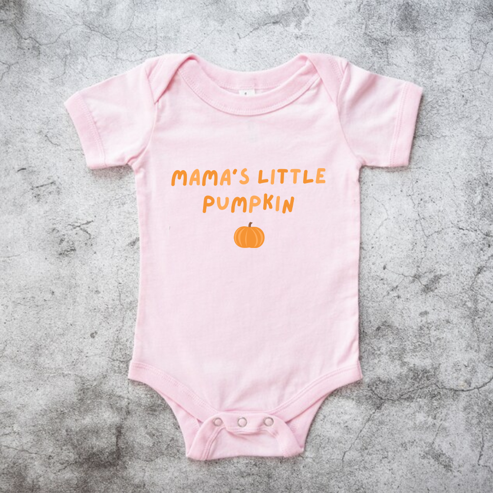 Mama's Little Pumpkin Halloween Baby Vest