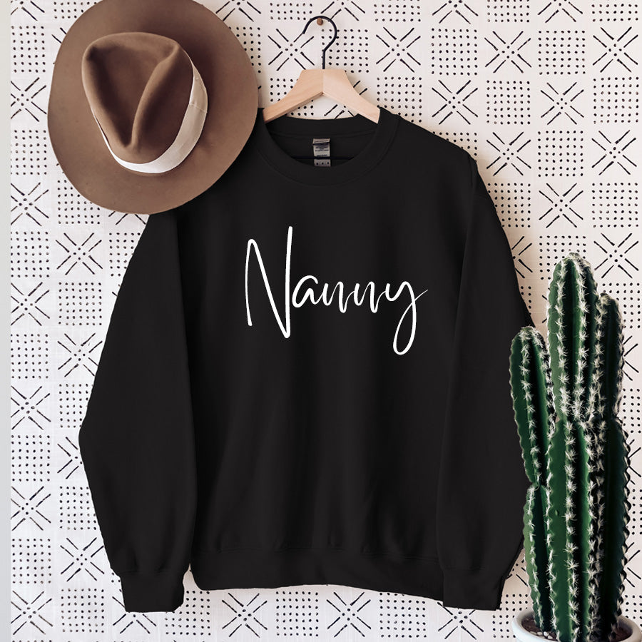 Nanny Wave Script Sweatshirt