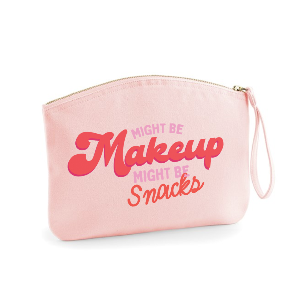 Might Be Makeup, Might Be Snacks Accessory Pouch