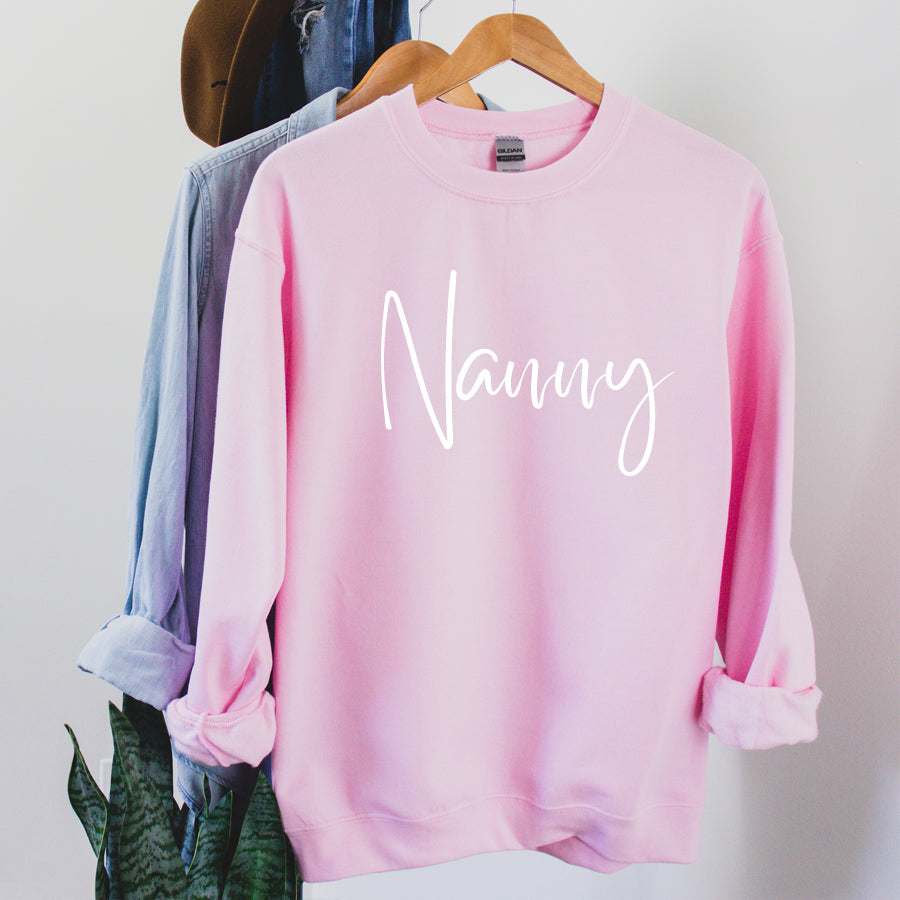 Nanny Wave Script Sweatshirt