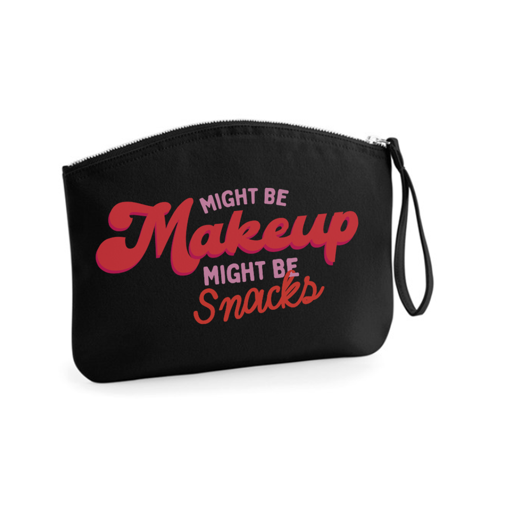 Might Be Makeup, Might Be Snacks Accessory Pouch