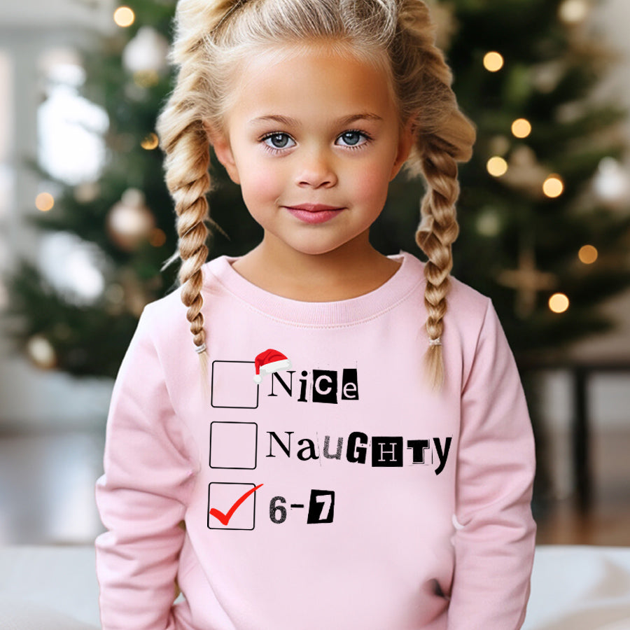 Nice/Naughty/6-7 Sweatshirt