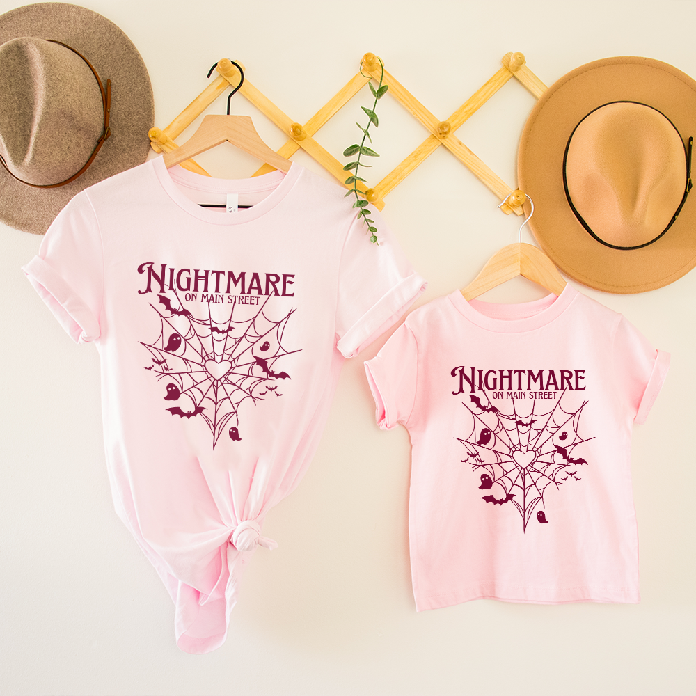 Nightmare On Main Street Matching Graphic T-Shirts