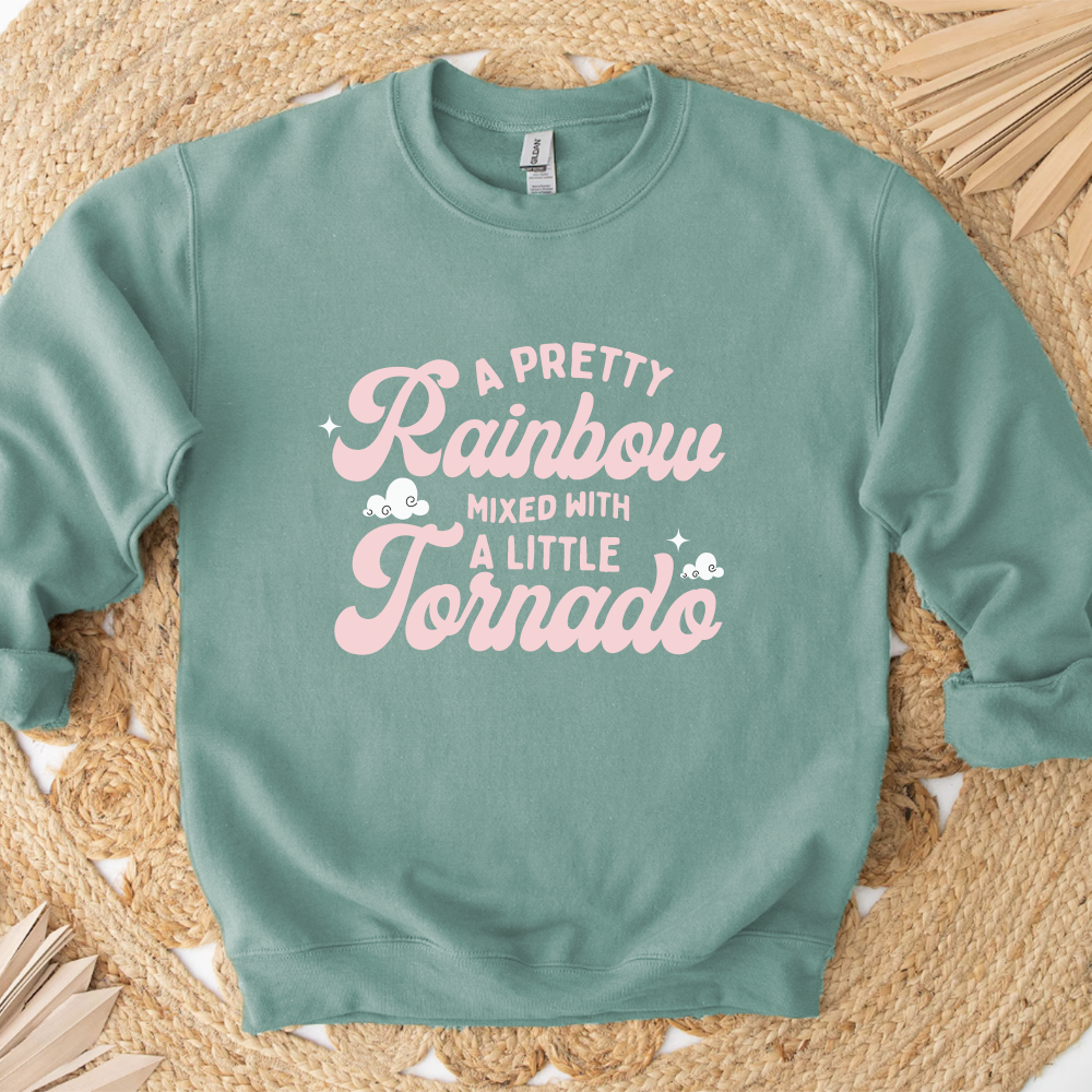 Rainbows & Tornados Kids Sweatshirt