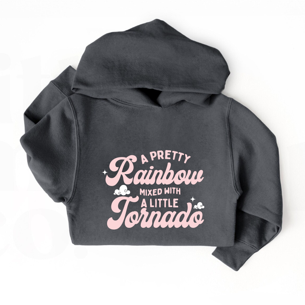 Rainbows & Tornados Kids Hoodie