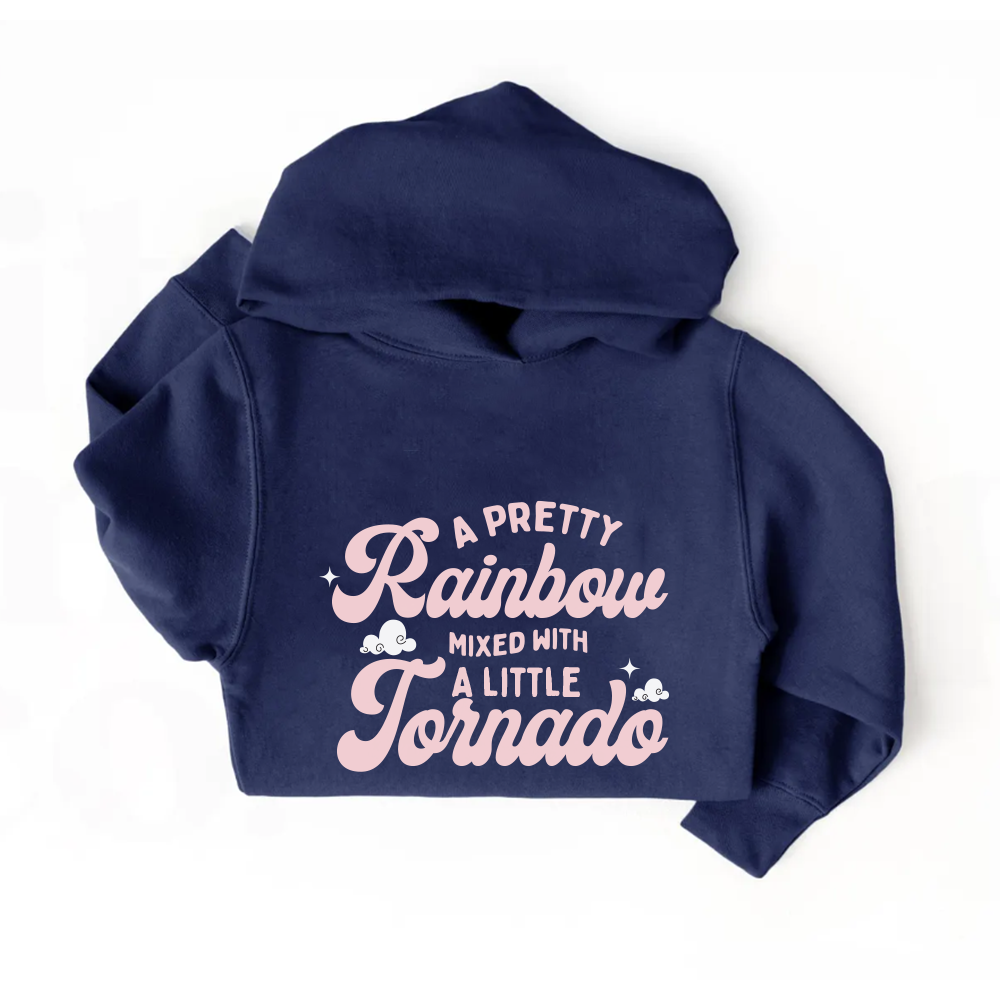 Rainbows & Tornados Kids Hoodie