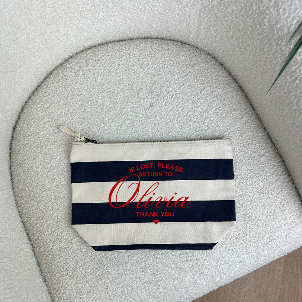 Personalised Return To Nautical Accessory Bag