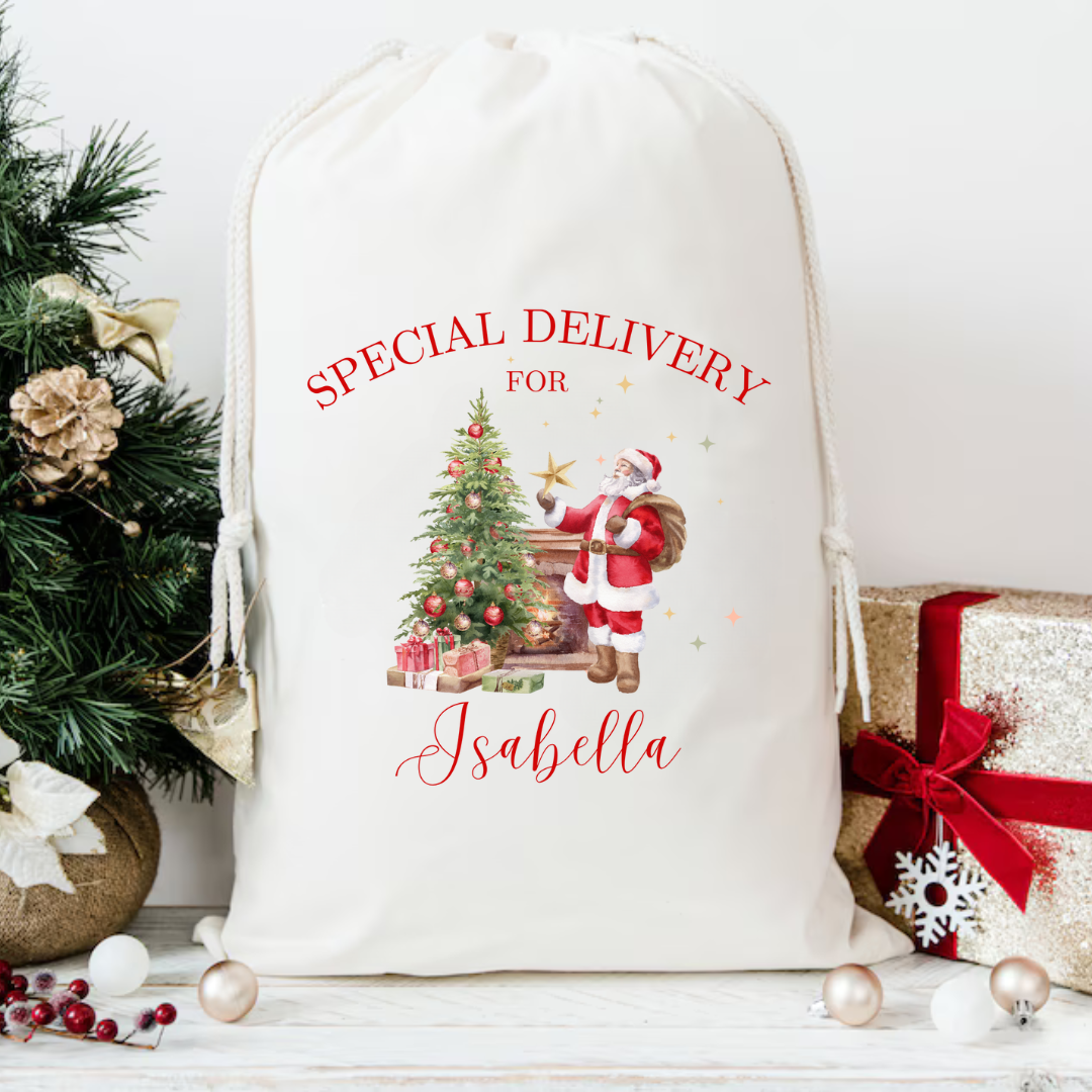 Special Delivery Personalised Christmas Sack