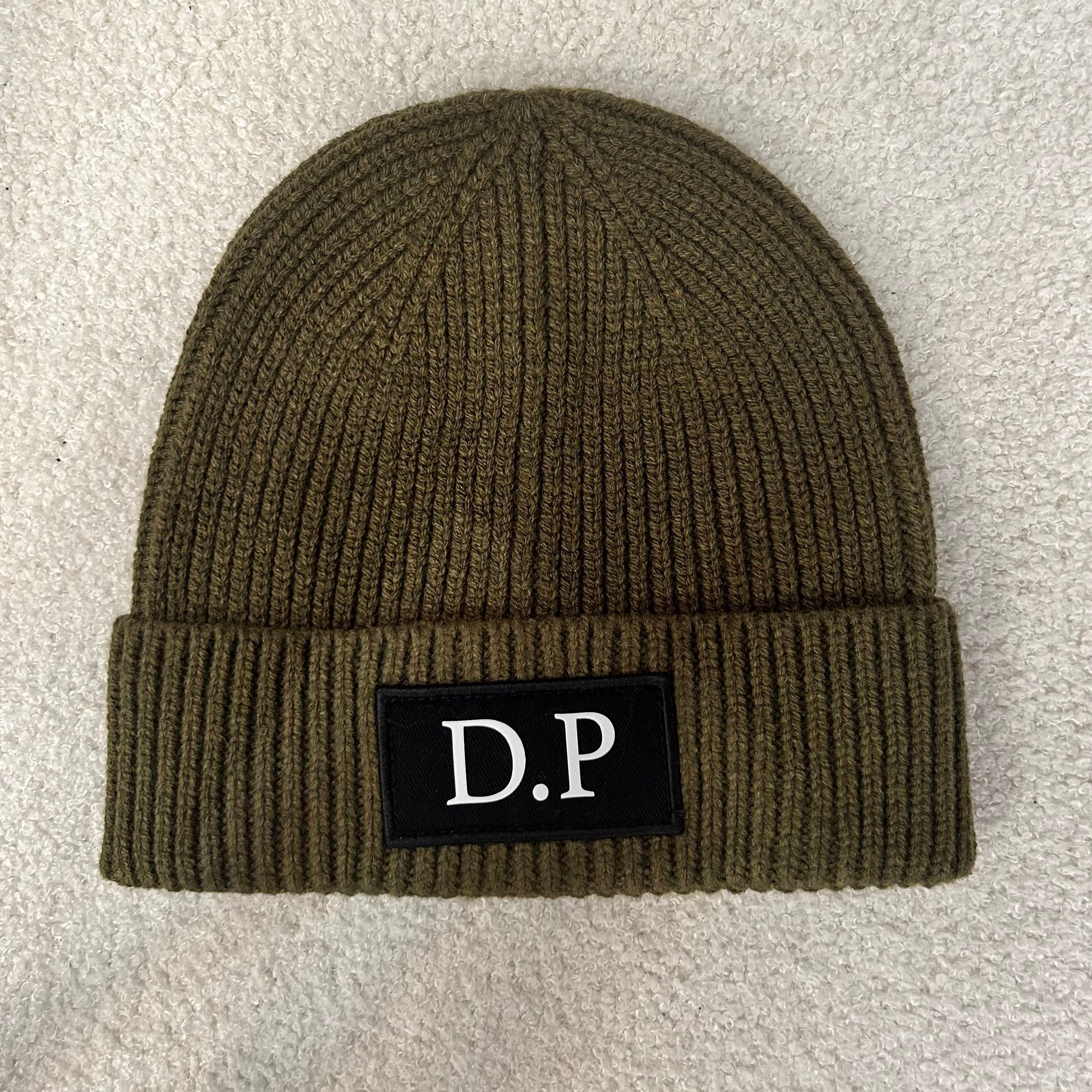 Personalised Initial Autumn Patch Beanies