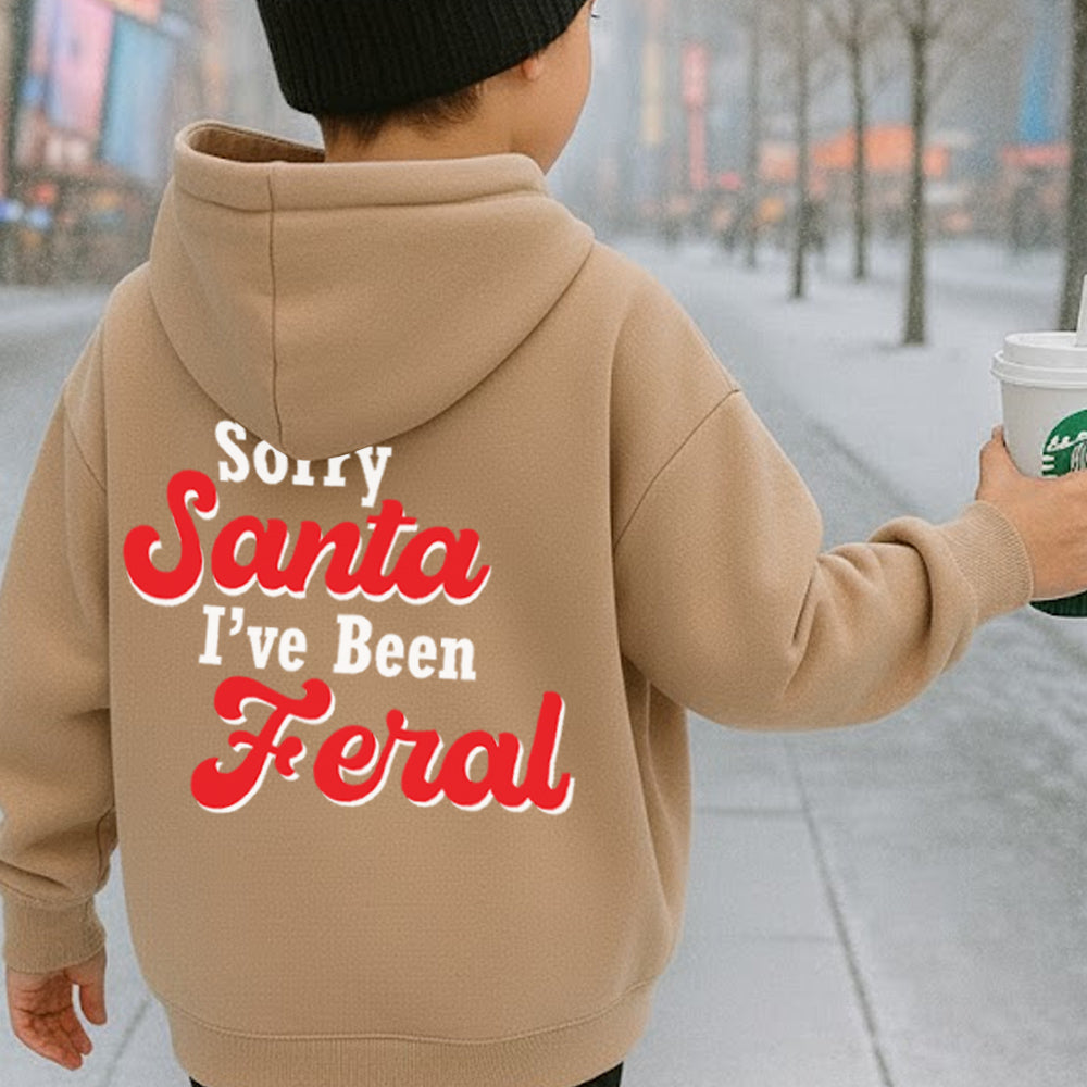 Sorry Santa, I've Been Feral Hoodie