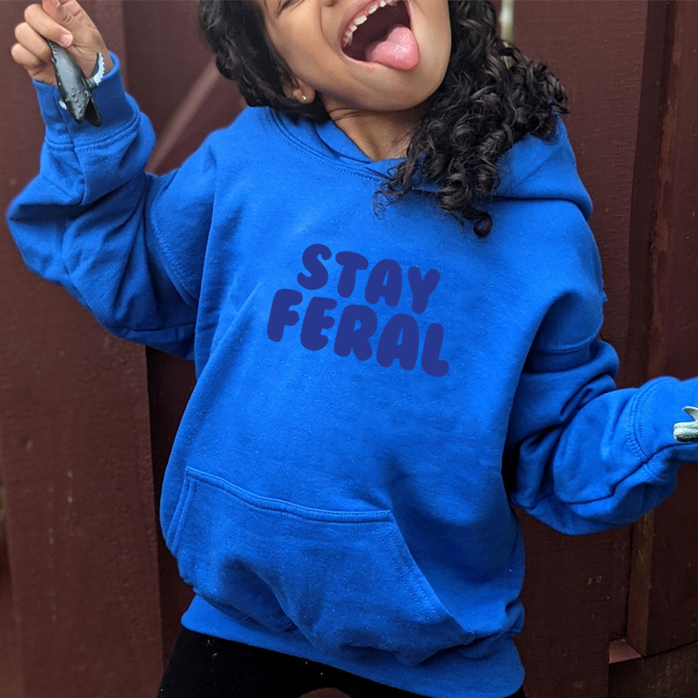 Stay Feral Kids Hoodie