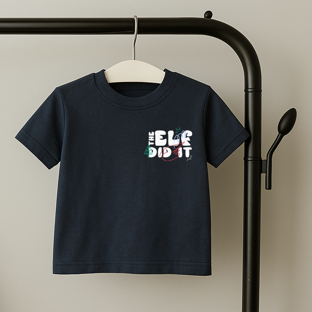 The Elf Did It Kids Graphic T-Shirt