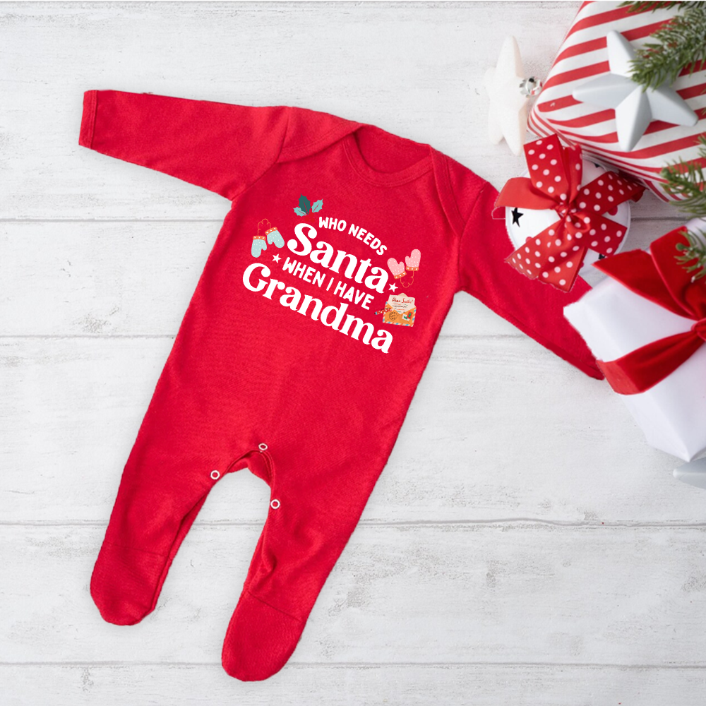 Who Needs Santa Sleepsuit