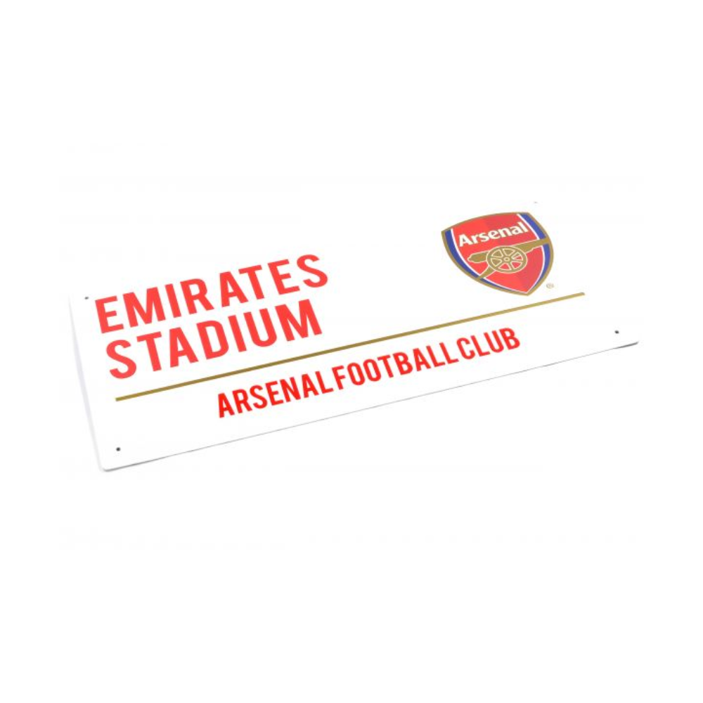 Arsenal Official Emirates Metal Street Sign