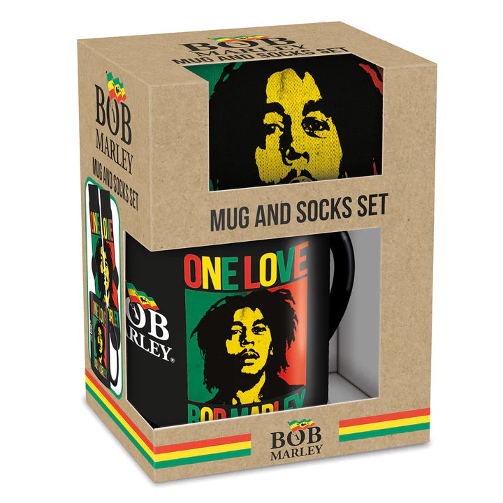 Bob Marley Mug & Sock Set